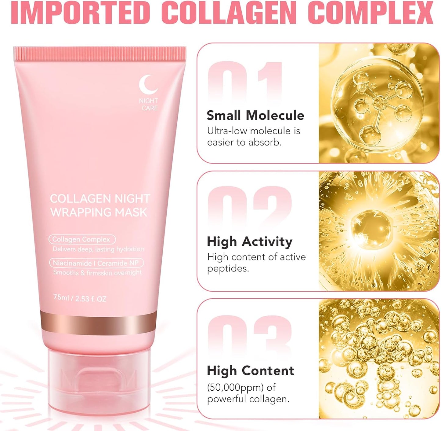 Collagen Night Wrapping Peel Off Mask (BUY 1 GET 1 FREE)