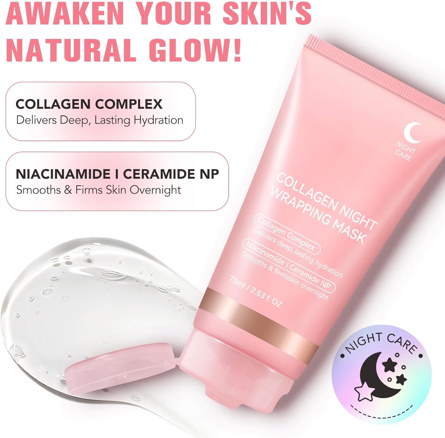Collagen Night Wrapping Peel Off Mask (BUY 1 GET 1 FREE)