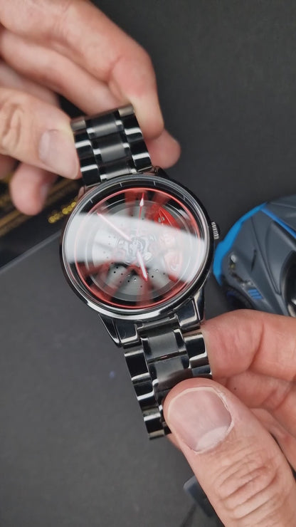 Alloy wheel Gyro Watch