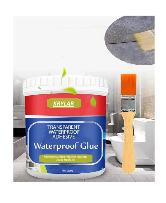 Transparent Waterproof Glue with brush - Flat 50% off